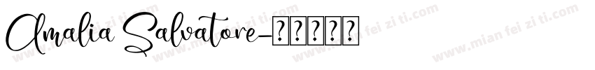 Amalia Salvatore字体转换